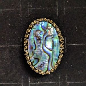 ⭐Abalone Ring with Antique Look⭐